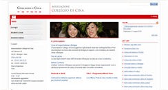 Desktop Screenshot of collegiocina.it